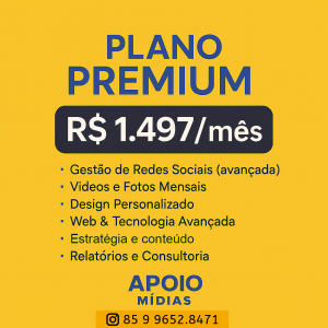 Redes Sociais em Fortaleza Premium