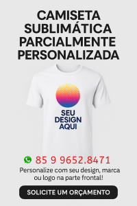 Camisa com logomarca SUBLIMAÇÃO em Fortaleza