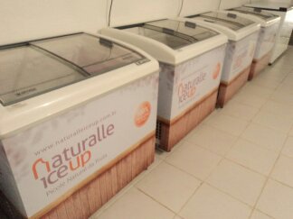 Freezers personalizados com adesivo vinil impresso em Fortaleza